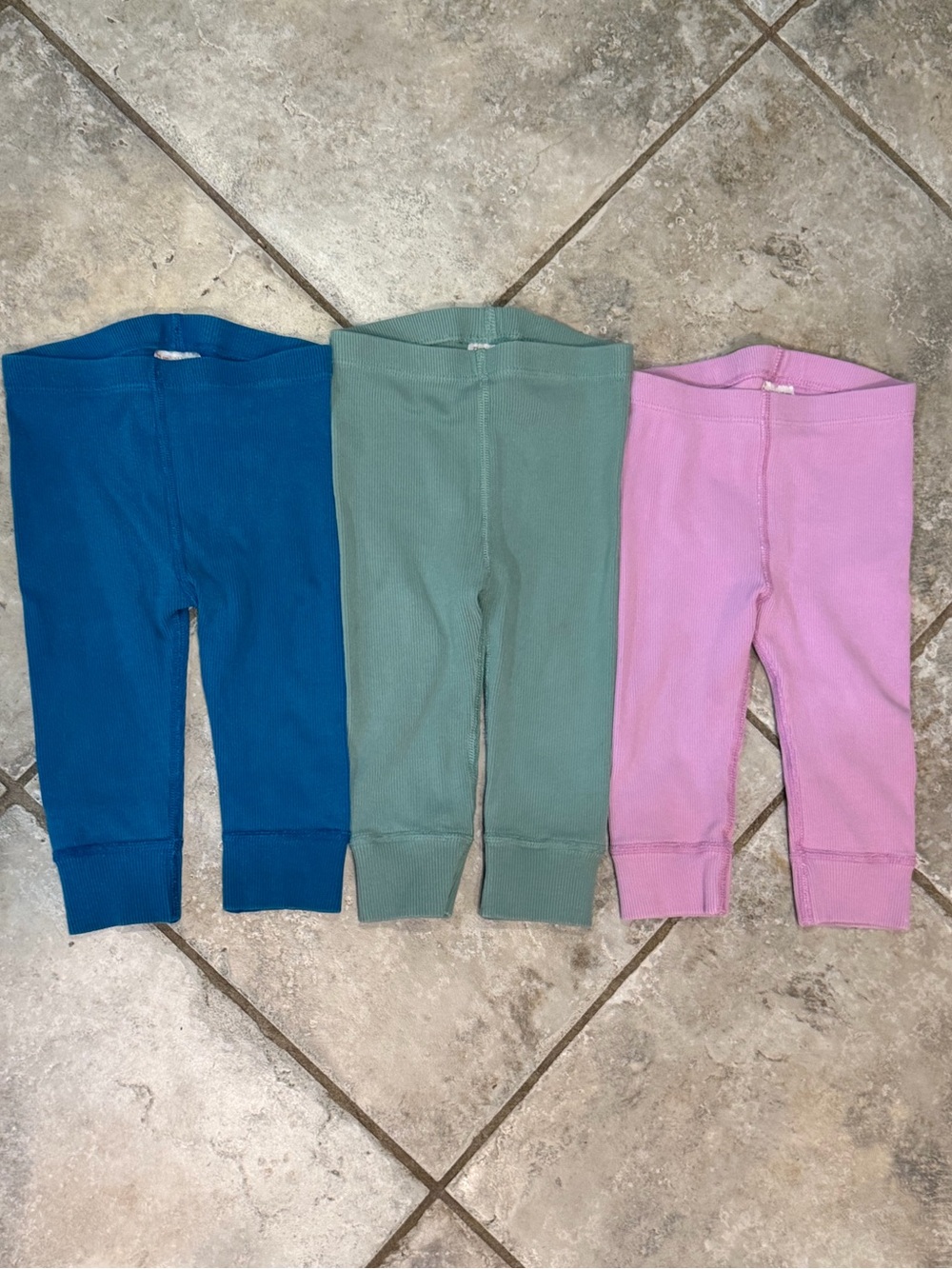 Hanna Andersson Toddler Ribbed Leggings - 3 Pairs (selling together)